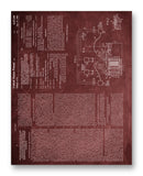 Edinger Electric Contact Patent 11" x 14" Mono Tone Print (Choose Your Color)