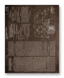 Edinger Electric Contact Patent 11" x 14" Mono Tone Print (Choose Your Color)