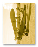 Polikarpov PO-2 Russian Bi-Plane 11" x 14" Mono Tone Print (Choose Your Color)