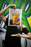 Night of the Living Dead King 8.5"x11" Semi Translucent Dictionary Art Print