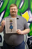 Tall Alice 8.5"x11" Semi Translucent Dictionary Art Print