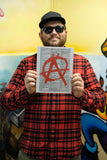 Anarchy 8.5"x11" Semi Translucent Dictionary Art Print