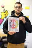 Love Peace 8.5"x11" Semi Translucent Dictionary Art Print