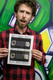 Dual VHS 8.5"x11" Semi Translucent Dictionary Art Print