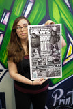 Weekly World News Bigfoot Diet! 13" x 22" Showprint Poster