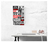 Weekly World News Elvis Motorcycle Crash 13" x 22" Showprint Poster