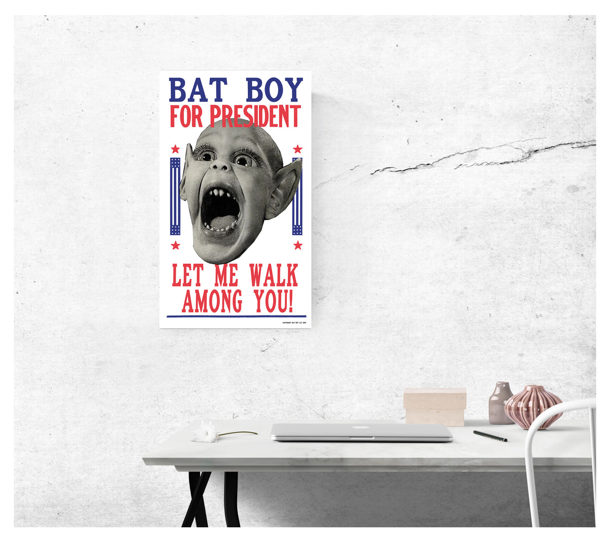 Weekly World News Bat Boy For President 13" x 22" Showprint Poster