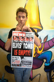 Weekly World News Elvis Tomb Empty 13" x 22" Showprint Poster
