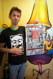 Weekly World News Bigfoot Diet! 13" x 22" Showprint Poster (Special Red Edition)
