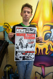 Weekly World News Beach Party Terror 13" x 22" Showprint Poster (Special Red Edition)