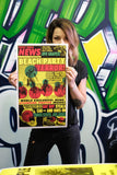 Weekly World News Beach Party Terror 13" x 22" Showprint Poster (Neckahneck Artist Edition)