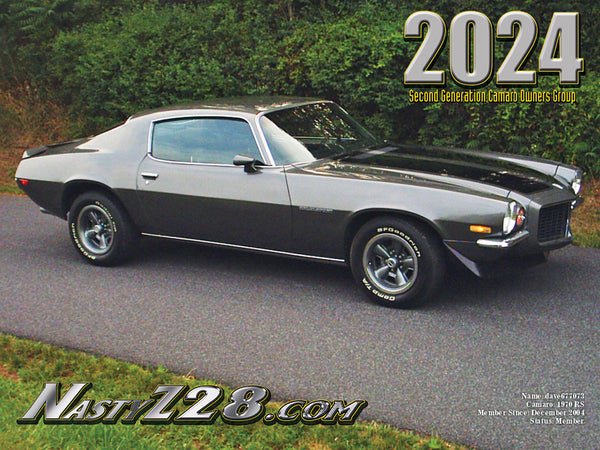 2024 NastyZ28.com Calendar – Per Diem Printing