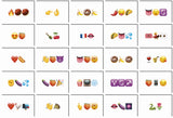 Implied Emojis Postcards