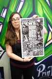 Weekly World News Bigfoot Diet! 13" x 22" Showprint Poster