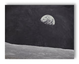 Apollo 8 Earth Rise - 11" x 14" Mono Tone Print (Choose Your Color)