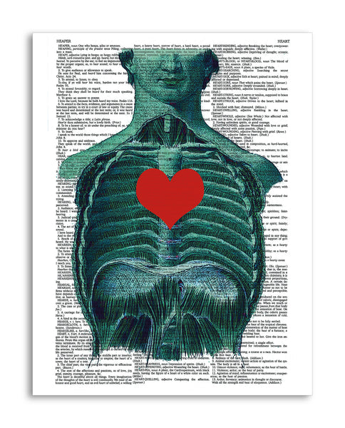 Blue Brain 8.5x11 Semi Translucent Dictionary Art Print – Per Diem  Printing