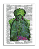 Psychedelic Anatomy 7 8.5"x11" Semi Translucent Dictionary Art Print