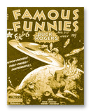 Famous Funnies No. 212 - 11" x 14" Mono Tone Print (Choose Your Color)