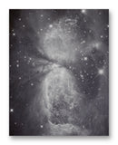 Snow Angel Nebula - 11" x 14" Mono Tone Print (Choose Your Color)