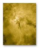 Lagoon Nebula - 11" x 14" Mono Tone Print (Choose Your Color)