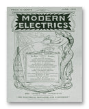 Modern Electrics 06/1910 - 11" x 14" Mono Tone Print (Choose Your Color)