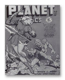 Planet Comics NO. 55 - 11" x 14" Mono Tone Print (Choose Your Color)