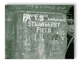 Strawberry Field Graffiti - 11" x 14" Mono Tone Print (Choose Your Color)
