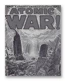 Atomic War Comic No1 11" x 14" Mono Tone Print (Choose Your Color)