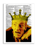 Night of the Living Dead King 8.5"x11" Semi Translucent Dictionary Art Print