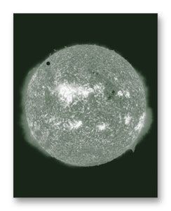 Venus Across the Sun 2 11" x 14" Mono Tone Print (Choose Your Color)