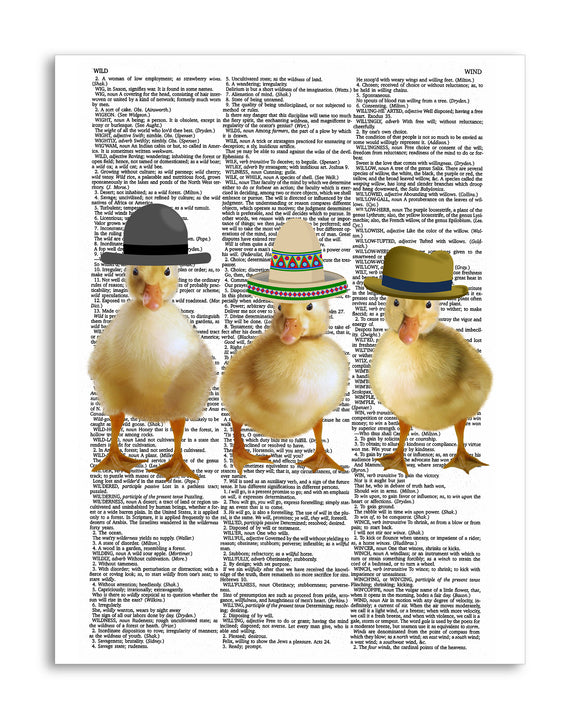 Ducklings in Hats 8.5