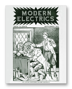 Modern Electrics 09-1912 11" x 14" Mono Tone Print (Choose Your Color)