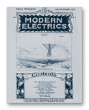 Modern Electrics 09-1911 11" x 14" Mono Tone Print (Choose Your Color)