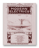 Modern Electrics 09-1911 11" x 14" Mono Tone Print (Choose Your Color)
