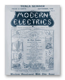 Modern Electrics 09-1908 11" x 14" Mono Tone Print (Choose Your Color)
