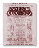 Modern Electrics 09-1908 11" x 14" Mono Tone Print (Choose Your Color)