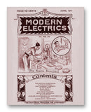 Modern Electrics 06-1911 11" x 14" Mono Tone Print (Choose Your Color)