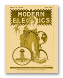 Modern Electrics 07-1912 11" x 14" Mono Tone Print (Choose Your Color)