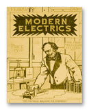Modern Electrics 02-1913 11" x 14" Mono Tone Print (Choose Your Color)
