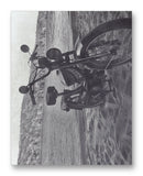 Pinto Moped on Beach 11" x 14" Mono Tone Print (Choose Your Color) - Jacob Andrew Dodge Artist Edition
