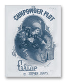 The Gunpowder Plot 11" x 14" Mono Tone Print (Choose Your Color)