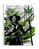 Marijuana Farmer 8.5"x11" Semi Translucent Dictionary Art Print