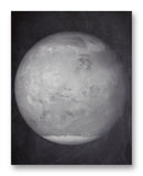 Mars from MGS 11" x 14" Mono Tone Print (Choose Your Color)