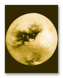 Titan from Cassini 11" x 14" Mono Tone Print (Choose Your Color)