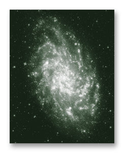 M33 Galaxy 11" x 14" Mono Tone Print (Choose Your Color)