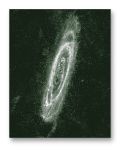 Andromeda Galaxy 11" x 14" Mono Tone Print (Choose Your Color)