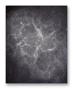 Crab Nebula 11" x 14" Mono Tone Print (Choose Your Color)
