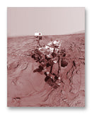 Curiosity Rover Selfie 11" x 14" Mono Tone Print (Choose Your Color)