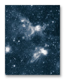 Spitzer Space Telescope Nebula 11" x 14" Mono Tone Print (Choose Your Color)