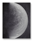 Jupiter from Juno 11" x 14" Mono Tone Print (Choose Your Color)